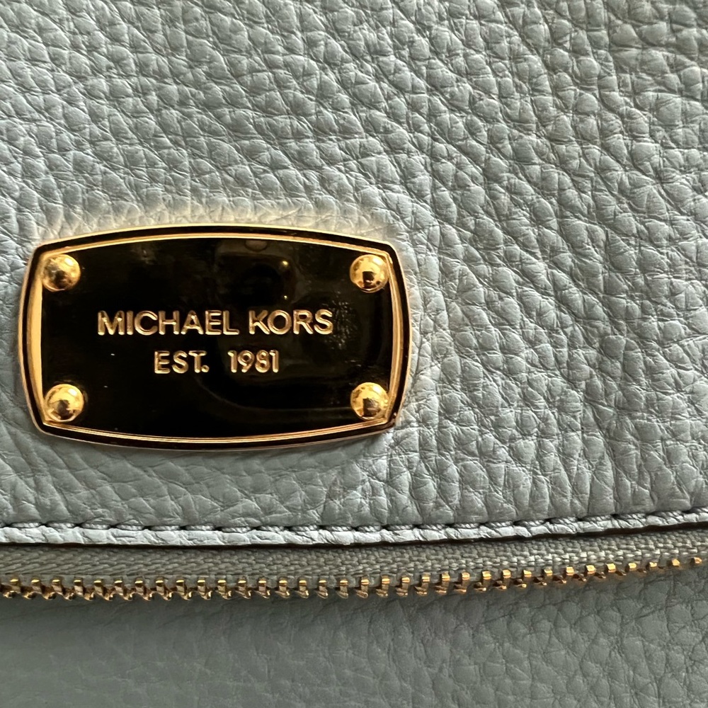 Michael Kors light blue purse - Picture 4 of 4
